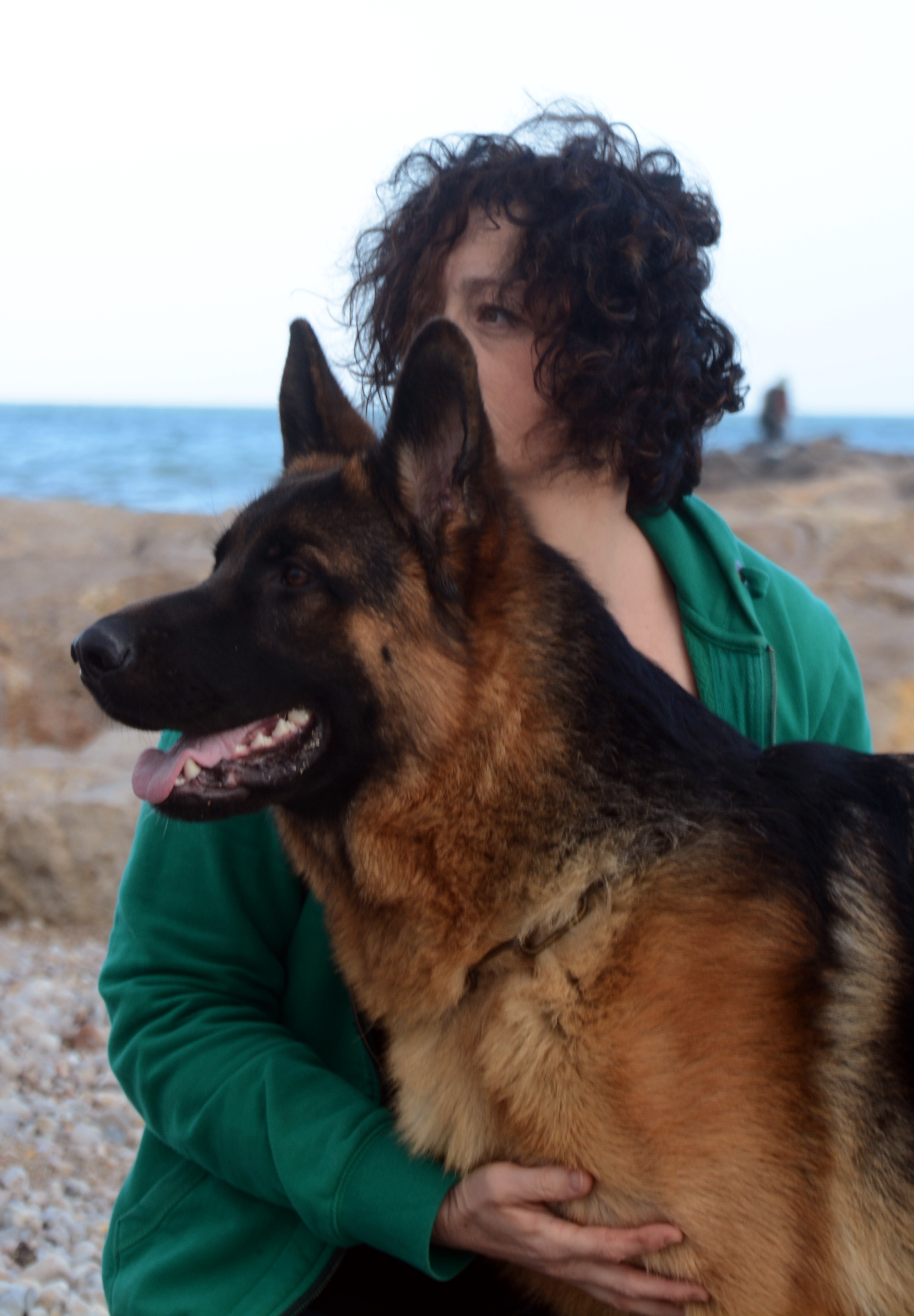 pastores alemanes Monte Yulex. Carmen y Zazu